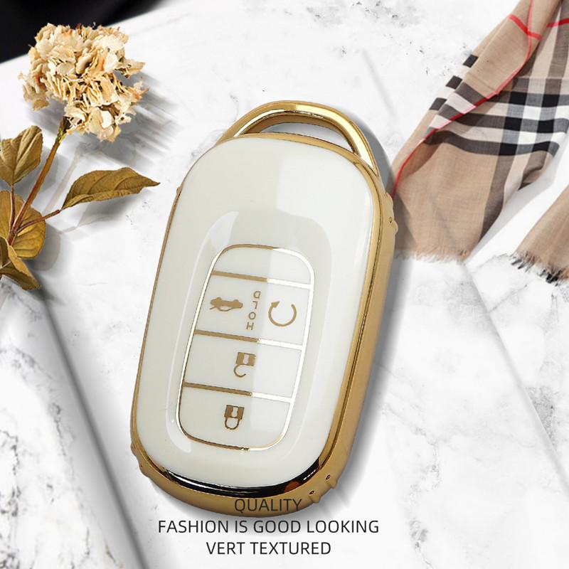 Новое поступление, роскошный чехол для дистанционного ключа для Honda Civic 11 Accord Vezel 2022, защитный чехол-брелок для автомобиля