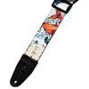 Levy's Leathers 2" Polyester Guitar Strap Sublimation - Printed with Original Artist Designs and Genuine Leather Edges (MPD2-016)