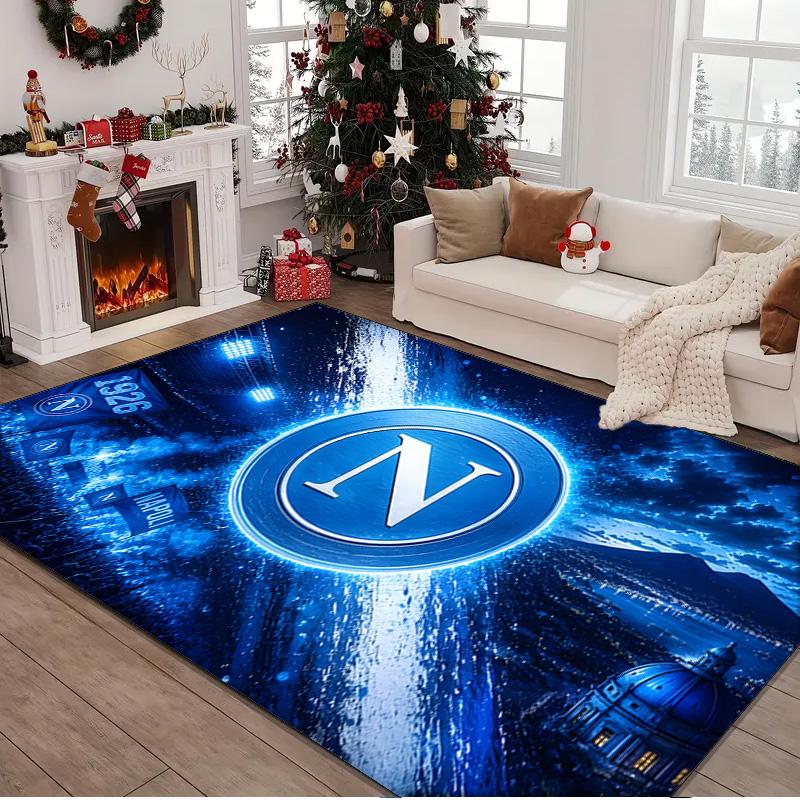 1PC rug S.S.C. Football Club Logo Carpet, Chair Rug,Area Rug for Office Bedroom living rooms bedroom, Doormat decor Christmas fan gifts