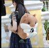 1 Piece 3D Hamster Mouse Plush Backpack Cute Japanese Stuffed Rabbit Kids Toy Girls Schoolbag 4 Colors