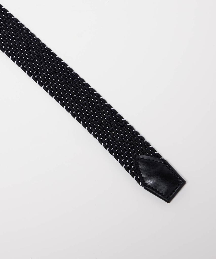 [Munsingwear] Ремень, Эластичная сетка, Растягивающийся крой, Сделано в Японии, Гольф, MG5FBL03M, Мужской, BK00 (черный) F
