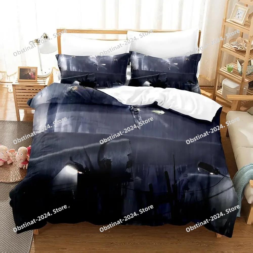 Mega Man X DiVE Bedding Set Printed Duvet Cover Sheet Pillowcase Bed Soft Quilt Cover Full Queen King Size Anime Bed Sheet Set