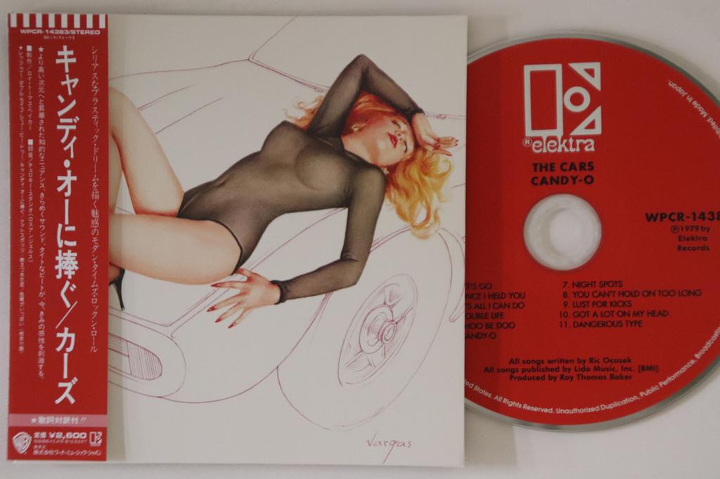 CD CARS - Candy O (Paper Sleeve) WPCR14383 Warner Bros. 2012 Japan Obi Rock Used
