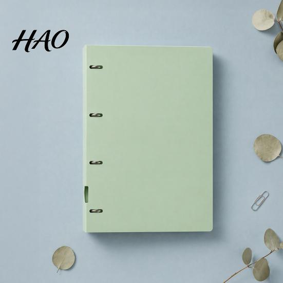 Test Paper Storage Solution 4-Hole Document Folder/A4 File Bag, Durable PP Portable Neat Desktop Organization Folder, Macaron Colors Lightweight