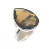 Дымчатый Топаз Ручной работы Ювелирное изделие из серебра 925 пробы Кольцо Размер 6.5 t1W38