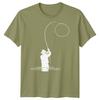 Fishing Fly Fishing Unisexs TShirt Angler Outdoor Hobby Tee