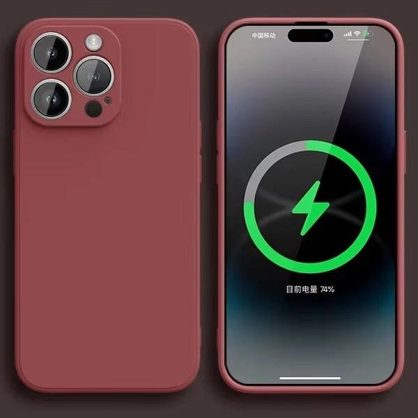 Роскошный жидкий силиконовый чехол для телефона iPhone 16 11 13 12 14 15 ProMax Чехлы Противоударный чехол для iPhone 15 Plus Аксессуары