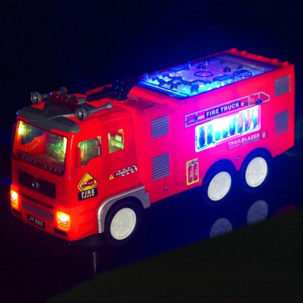 Magnetic Electric Engineering Truck Sound Light Engineering Vehicles Toy  Children's Toy