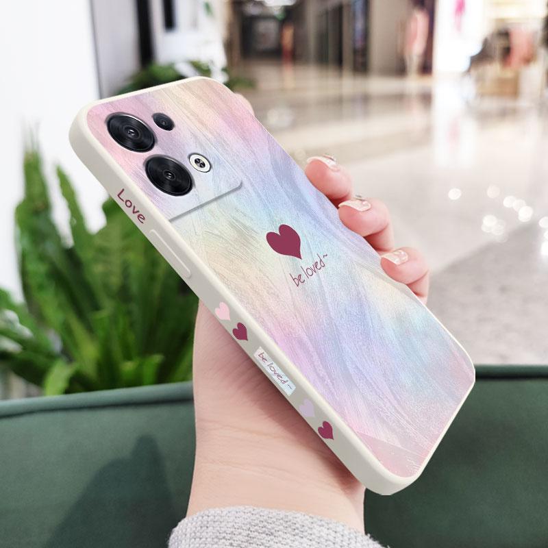 Чехол для телефона "Любовь стримера" для OPPO Reno 10 8 8T 8Z 7 7Z 6 5 Pro 4G 5G F19 F9 Pro Plus Жидкий силиконовый чехол