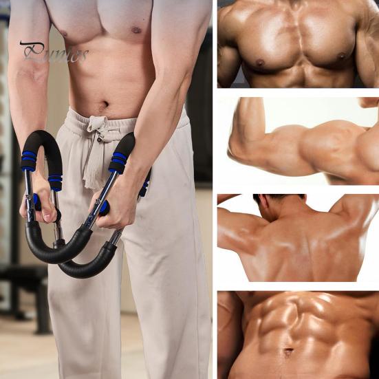 Тренажер Twister Arm с пенопластовой ручкой 40-50 кг, регулируемая штанга для тренировки груди, тренажер для укрепления мышц предплечья и трицепса, эспандер для груди, оборудование для домашнего фитнеса