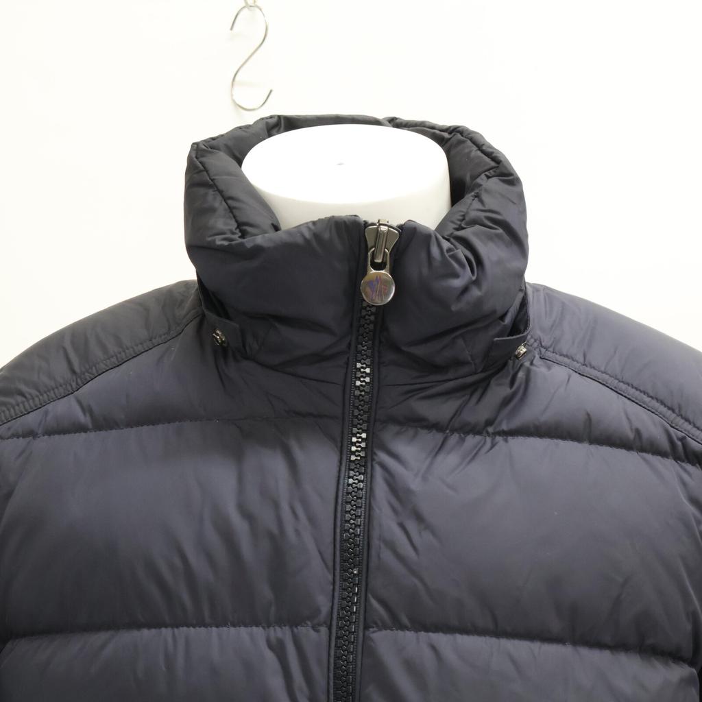 MONCLER [22 year old model] MAYAF Maya fur/hooded down jacket Jacket 2 NavyUsed