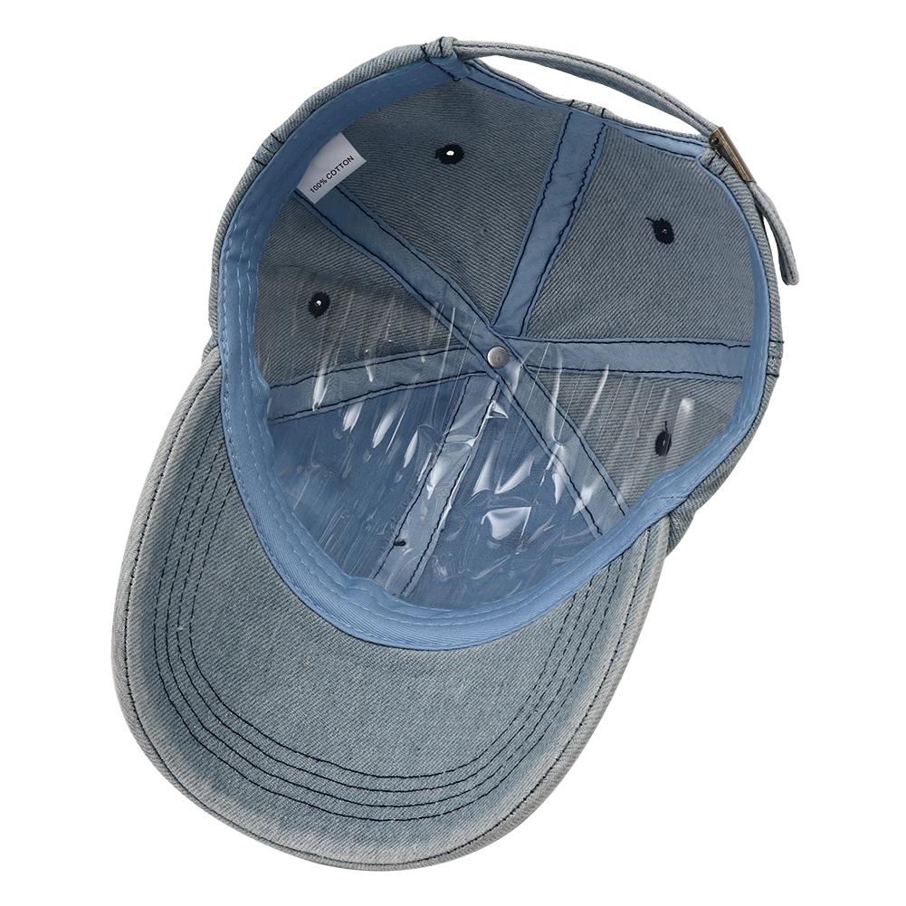 Новая однотонная рваная бейсболка, вымытая джинсовая кепка-snapback, хип-хоп, дышащая уличная одежда, потертые кепки для женщин и мужчин