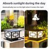 Waterproof LED Solar Pillar Light Garden Sunlight Outdoor Exterior Lights  for Outdoor Fence
