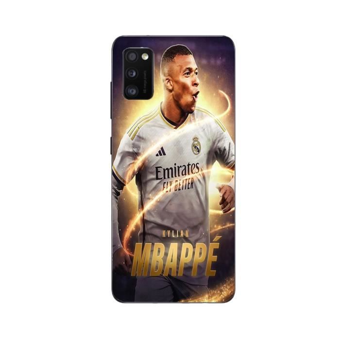 Coque Maniacase pour Samsung Galaxy A41 Kylian Mbappe Real Madrid Wallpaper