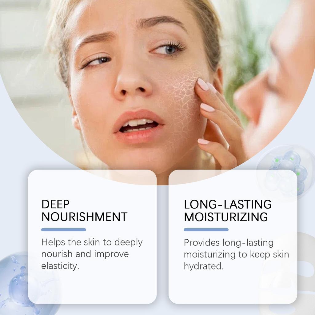 Deep Collagen Wrinkle Lifting MaskCollagen Mask Bio Collagen Face Mask Collagen Films Deep Hydrating Firming Overnight Hydrogel Mask 4pcs/Box 1ml