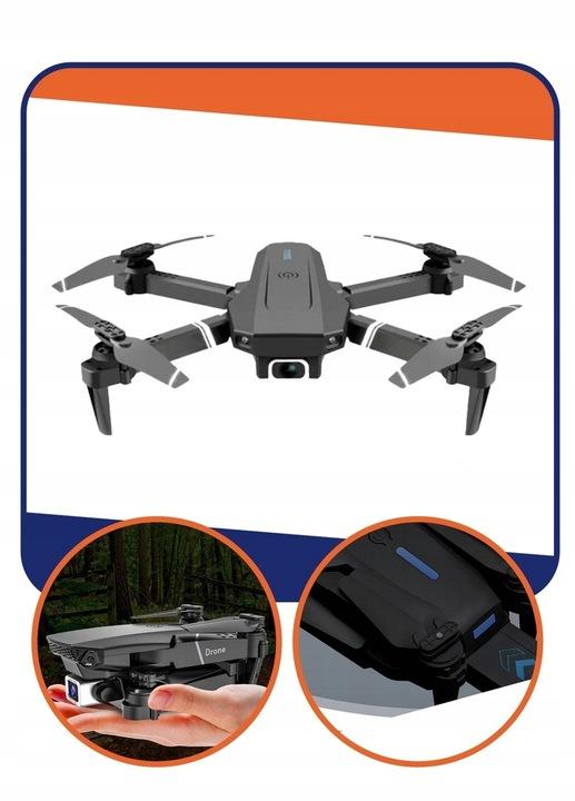 Dron Zdalnie Sterowany E95 Pro 2 Kamery Wifi Hd Zawis + Pilot + 3Xaku