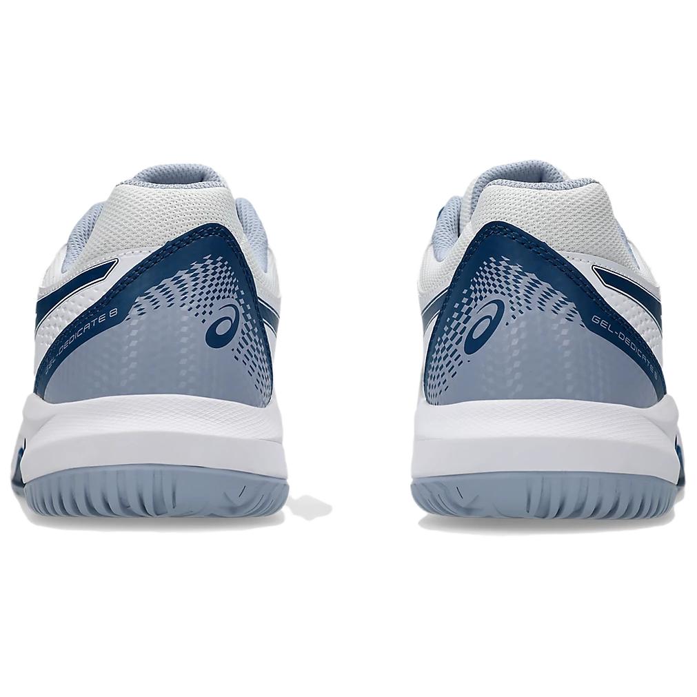 Asics Gel Dedicate 8 2E Wide White Mako Blue Men Sneakers 1041A410-103