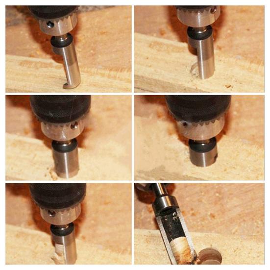 8 шт., деревянная пробка, износостойкая углеродистая сталь высокой твердости, деревянная пробка, резак, дрель, режущий инструмент для домашнего использования