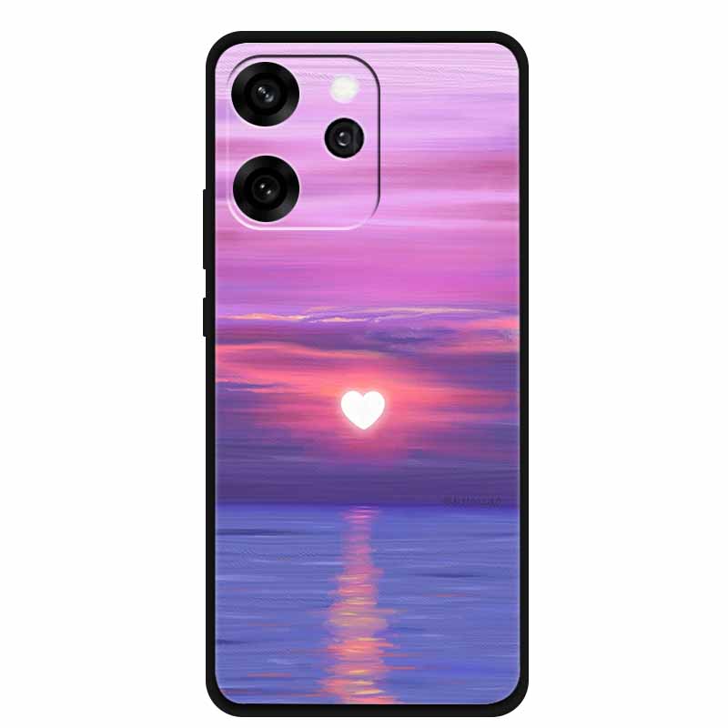 Чехол для телефона Oppo Reno15, мягкий силиконовый ТПУ, чехол в технологичном стиле для Oppo Reno 15, защитная крышка в форме цветка и сердца PLW110 Coque