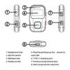 Bluetooth-совместимый приемник Автомобильный адаптер Расширенные возможности подключения Универсальная совместимость Аудиоадаптер Plug-Play Музыкальный приемник