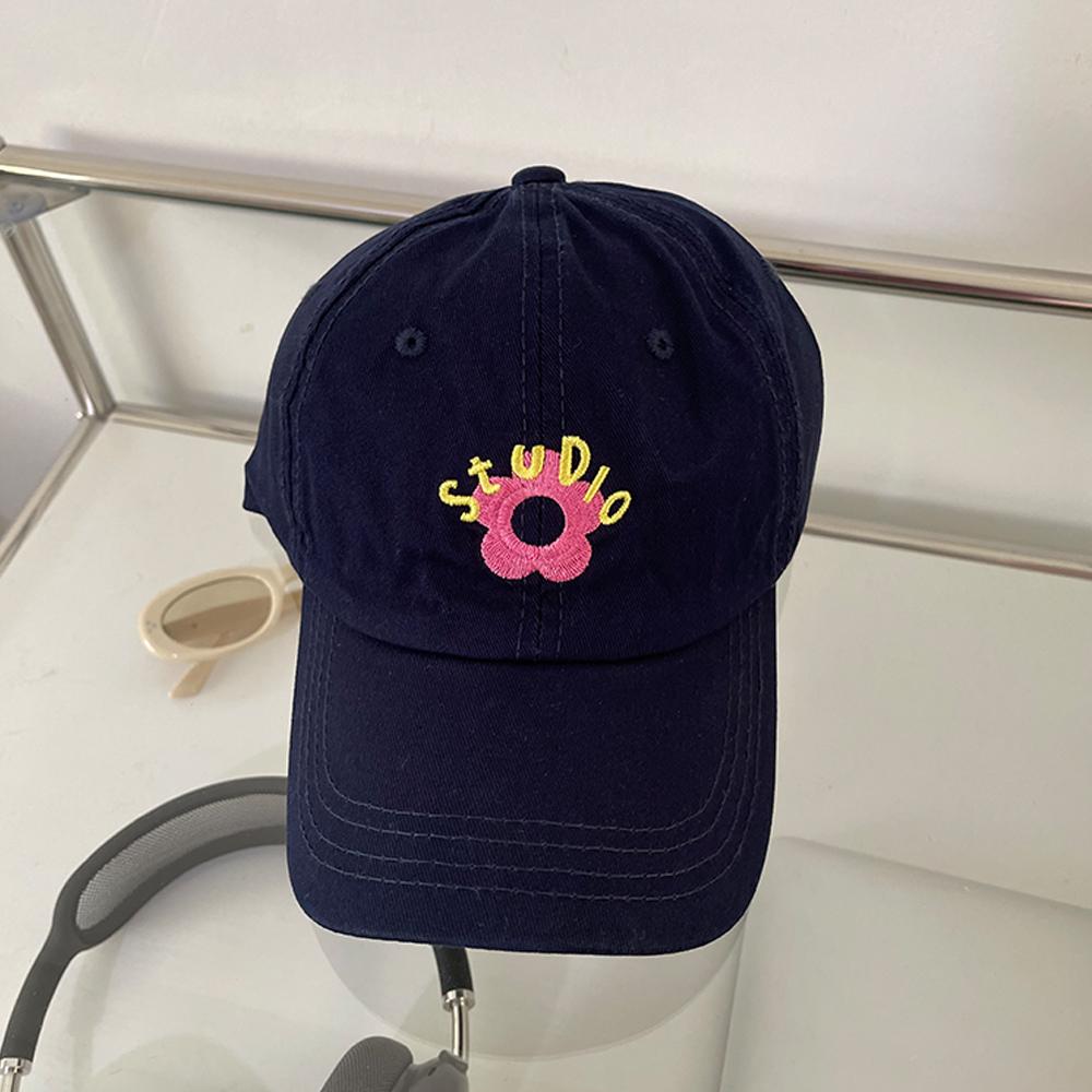 Бейсболки с вышивкой для женщин, кепка Snapback, мягкий верх, кепка с козырьком, модные солнцезащитные цветы, контрастные цвета, симпатичный головной убор