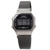 Casio Цифровые часы, Винтажная серия A168WEMB-1B, для мужчин, женщин и детей, с черным сетчатым металлическим браслетом, Модель для зарубежного рынка [Параллельный импорт]