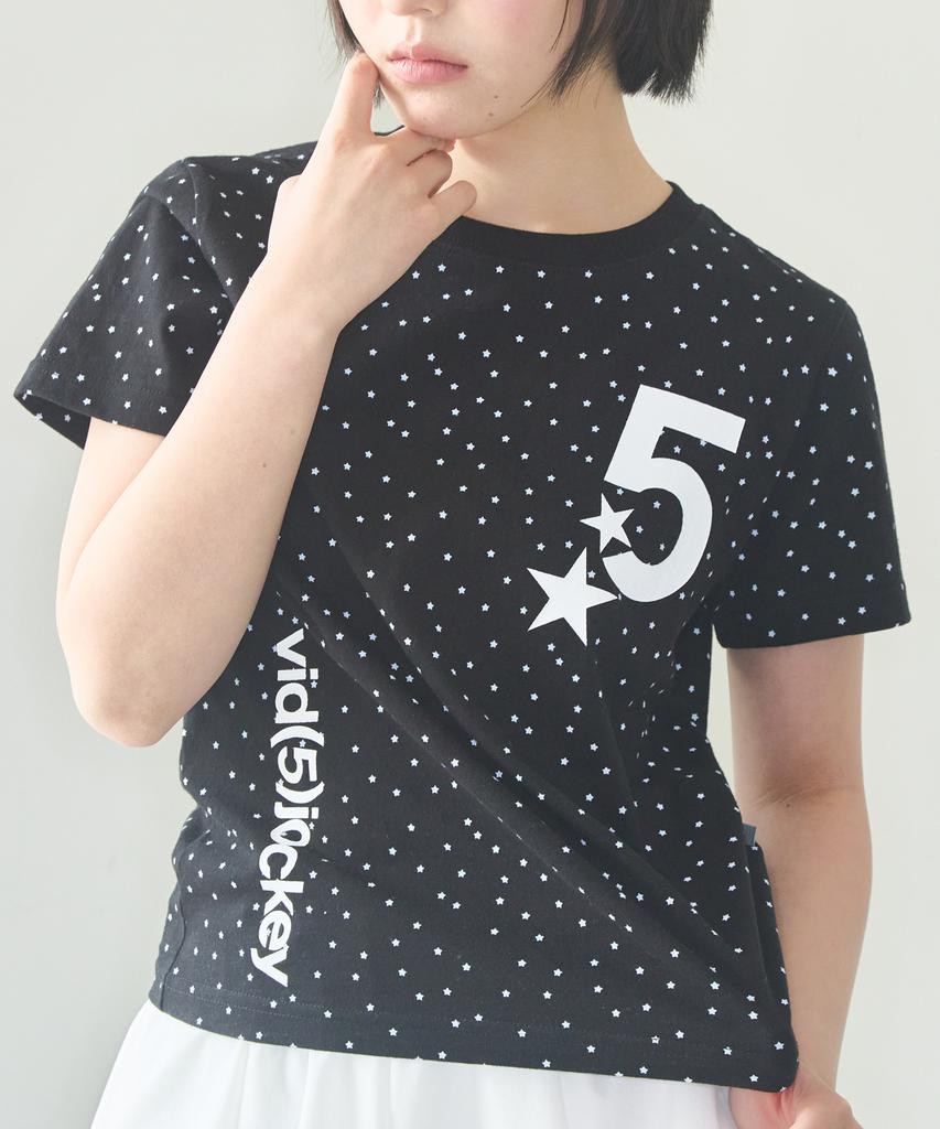 VIDEO JOCKEY Number 5 T-Shirt [Black]
