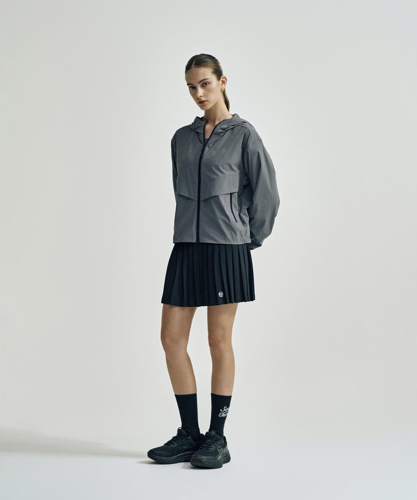 Sergio Tacchini W Вентилируемая тканая куртка с капюшоном (Д.Грей)