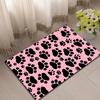 Полиэстеровый ковер с принтом лап животных - Большой прочный ковер из хрустального бархата для спальни, гостиной, кабинета - Тяжелый