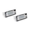 2x Error Free LED License Plate Lights For Renault Espace Laguna Scenic Fluence Dacia Duster Logan Number Lamps Light