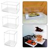 Acrylic Display Case with Door Collectibles Assemble Showcase Display Action Figures Toys Storage Organizing Desktop Storage Home Storage