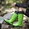 Men's and Women's Fashion Rain Boots Japanese Rain Shoes Waterproof Hiking Shoes Wear-resistant High Rain Boots Men's