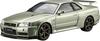 Аошима Бунка Кёзай (АОСИМА) Модель Автомобиля №. 134 1/24 Nissan BNR34 Skyline GT-R V-spec II Nur. '02 Пластиковая предварительно окрашенная пластиковая модель