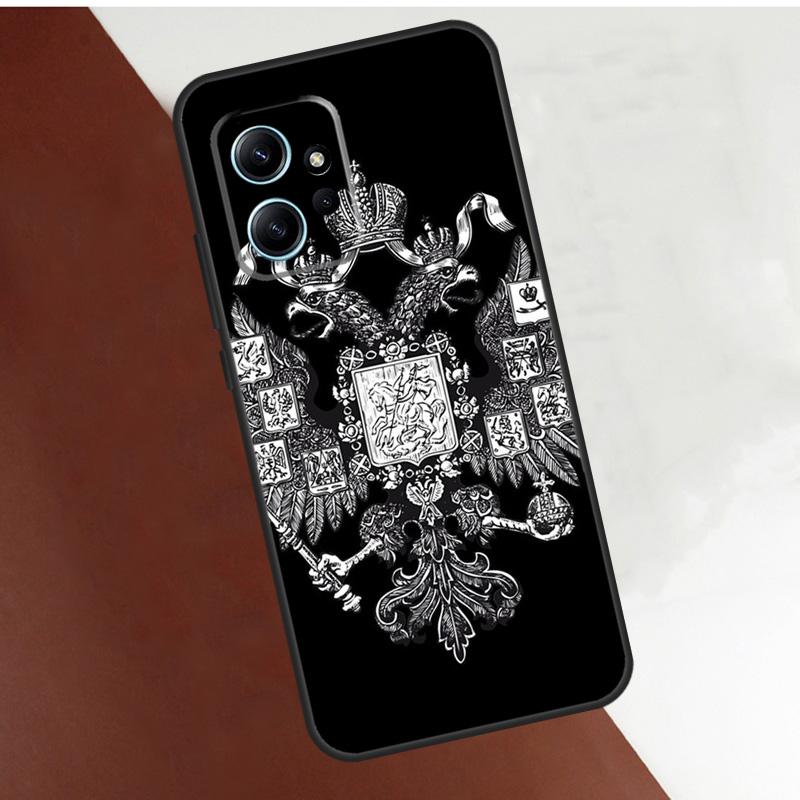 Russian Empire Coat of Arms Case For Xiaomi Redmi Note 12 Pro Plus Note 11 9 10 Pro 12S 11S 10S Redmi 12 9C 10C Cover