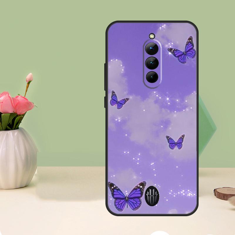 Cute Butterfly Case For Nubia Red Magic 8S 9S Pro Plus 6S 7S 6 7 Pro 6R 5G RedMagic 10 9 8 Pro Plus Cover