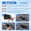 EDBETOS Glove Box Organizer Compatible with Refreshed - 2024 2025 Silverado/Sierra 1500,2024 2025 Chevy Silverado/GMC Sierra 2500HD 3500HD