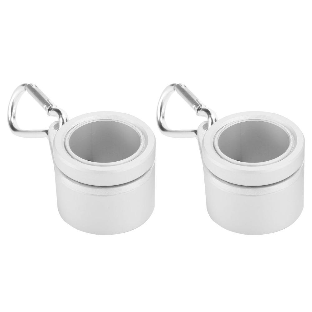2Pcs Aluminum Alloy Swivel Ring Rotating Rotating Ring Easy Install Flag Ring Flagpole Fix