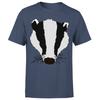 Badger Animal Face Ani Mates Unisexs Funny Novelty TShirt OrP1A2