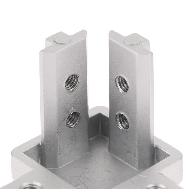4Pack 3-Way End Corner Bracket Connector For T Slot 2020 3030 4040 Aluminum Extrusion Profile 3-Dimensional Bracket Parts