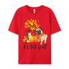Its Fall Yall Pug Dog Autumn Leaves Tshirt Top Tshirts Tops  Tees Graphic Cotton Family Mens Designer T Shirt