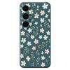 For Samsung Galaxy S25 FE Case Small Flower Branches Pattern Printing Straight Edge TPU Phone Back Cover