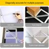 Diagonal Square Ruler Corner Angle Finder High Precise Easy To Use Portable Miter Saw Bevel Gauge Woodworking Ruler