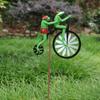 Animal Windmill Garden Metal Wind Spinner Bicycle Metal Wind Spinner Animal Motorcycle Windmill Home Garden Decoration