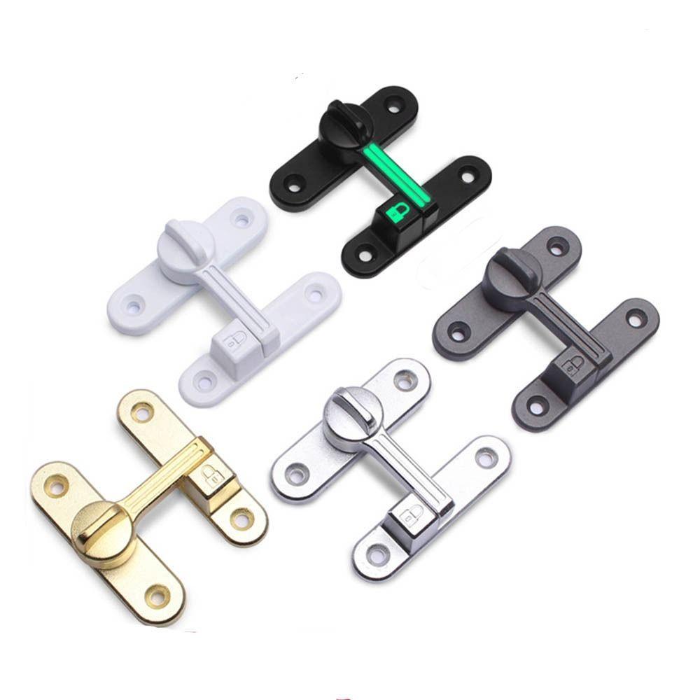 90/180 Degree Sliding Door Lock Zinc Zinc Zinc Alloy Door Catch Bolt Protable Door Hasps Window