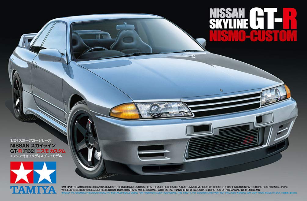 Tamiya Спортивная машина серии Nissan Skyline R32 Nismo Custom Пластиковая модель 24341 1/24 № 341 GT-R