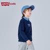 Levi's Детская хлопковая толстовка с принтом