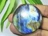 47X47MM Multi Fire Labradorite Round Cabochon Loose Natural Gemstone 160Cts. SK-4000