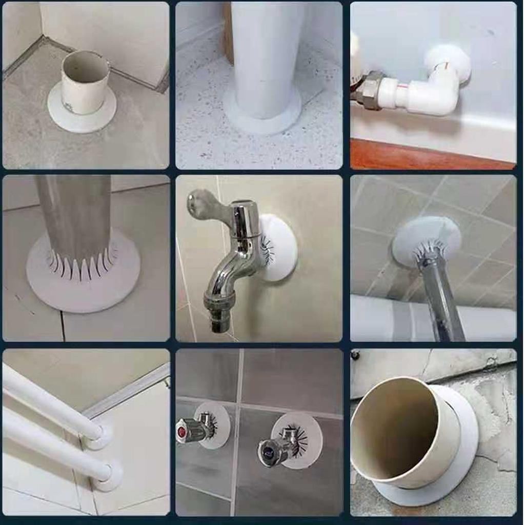 10 шт. Накладки на трубы отопления Пластиковые накладки на радиаторные трубы Простая установка для эстетического улучшения и легкого монтажа