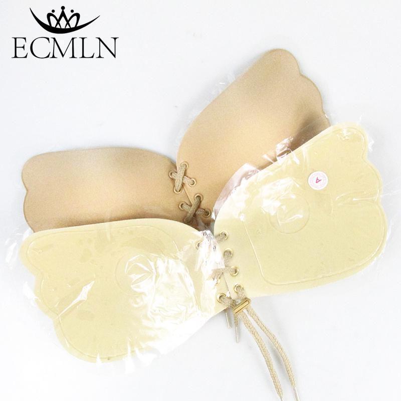 Бесшовный ленточный бюстгальтерСиликоновый самоклеящийся гель с открытой спиной без бретелек Волшебная палочка Невидимый бюстгальтер пуш-ап