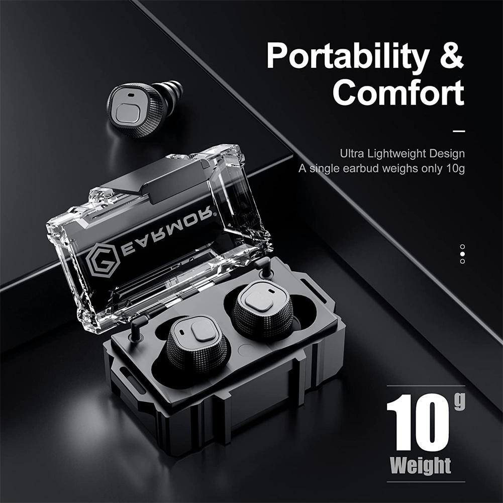 EARMOR M20 Tactical Noise Cancelling Earbuds Electronic Earbuds Shooting Earmuffs / For Law Enforcement High Noise Environment